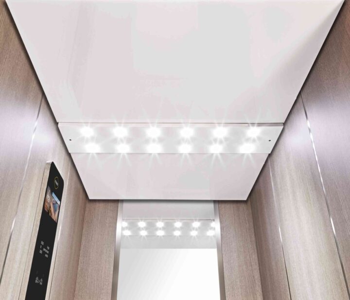 Plafond intérieur cabine ascenseur ION Green (2)